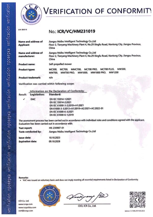 CE Certification